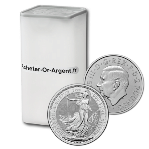 1 oz britannia 2027 x25 argent 30e anniversaire